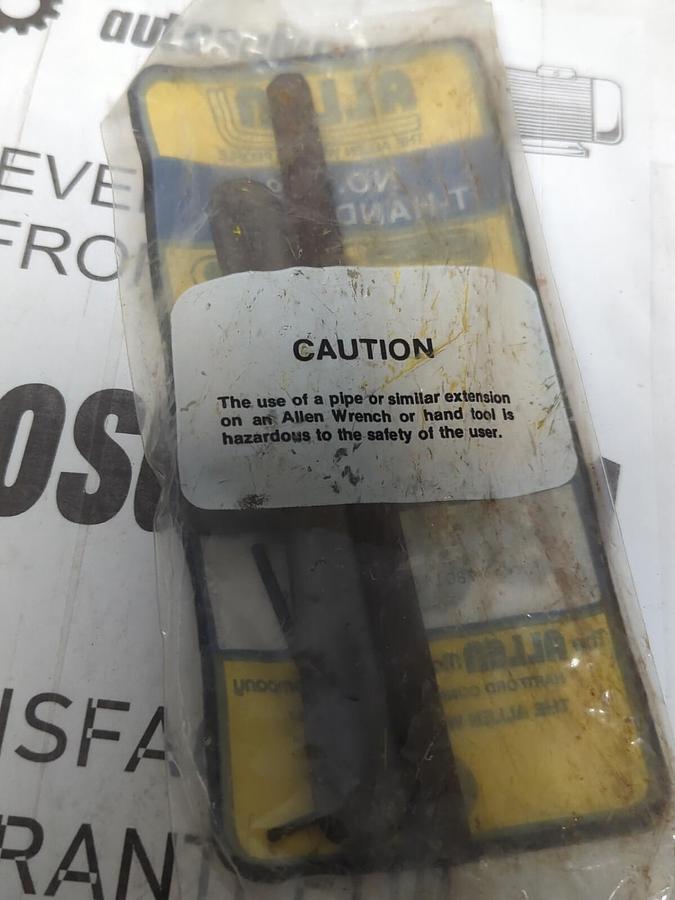 Used ALLEN,609,T-HANDLE SET 3/8 INCH HEX NEW