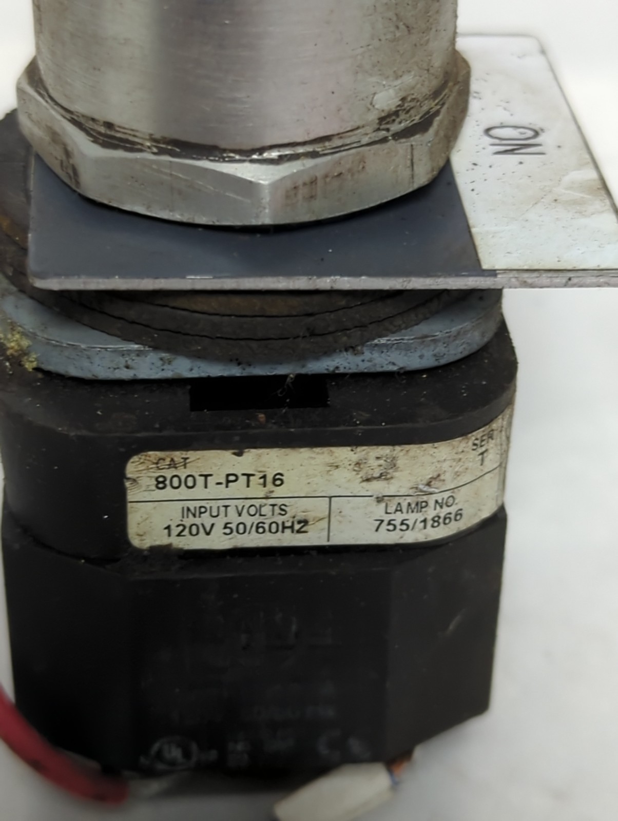 Used ALLEN BRADLEY,800T-PT16,SERIES T PUSH BUTTON RED PRE-OWNED