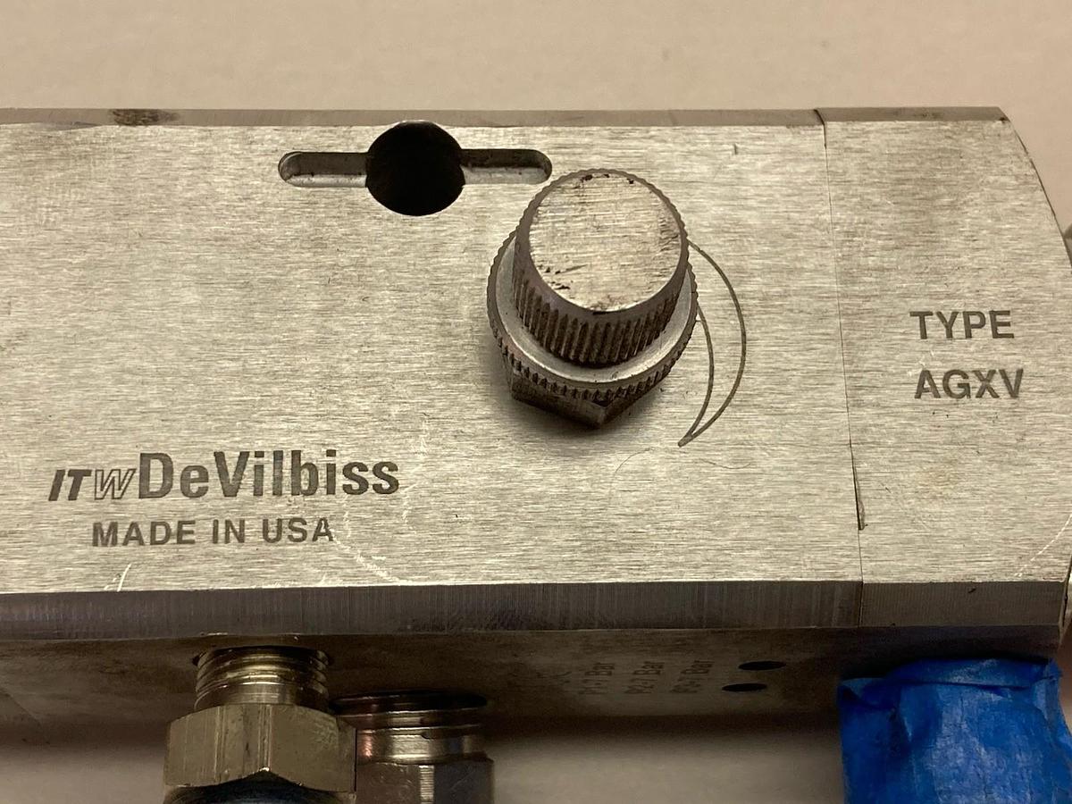 Used ITW DeVilbiss,Type AGXV,Automatic Spray Gun