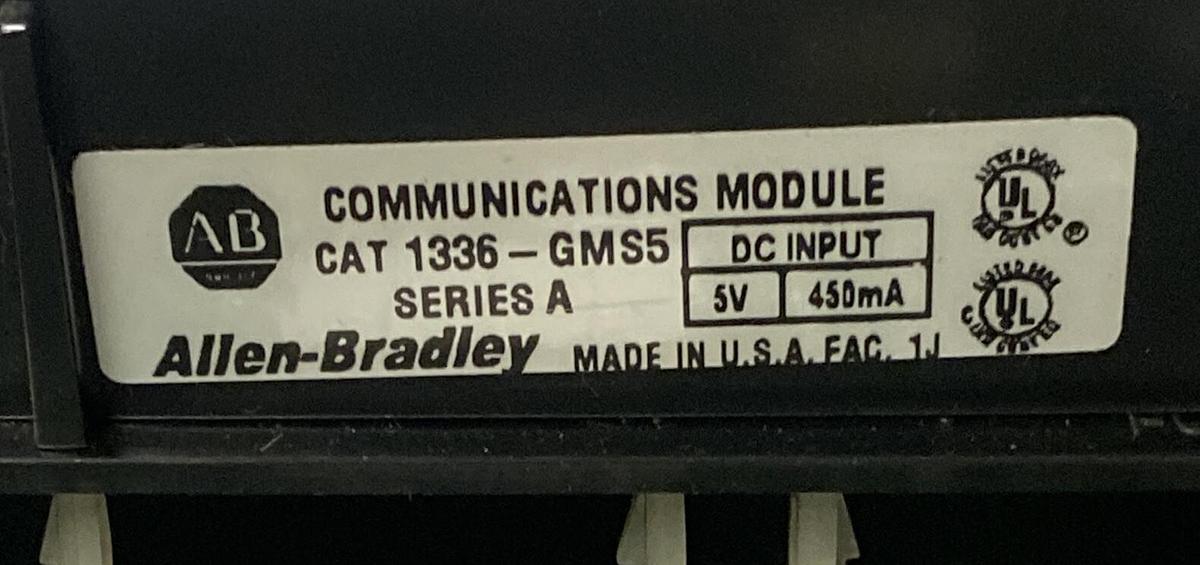 Used ALLEN BRADLEY,1336F-BRF100-AA-EN-GMS5 PLUS II,AC DRIVE 10HP