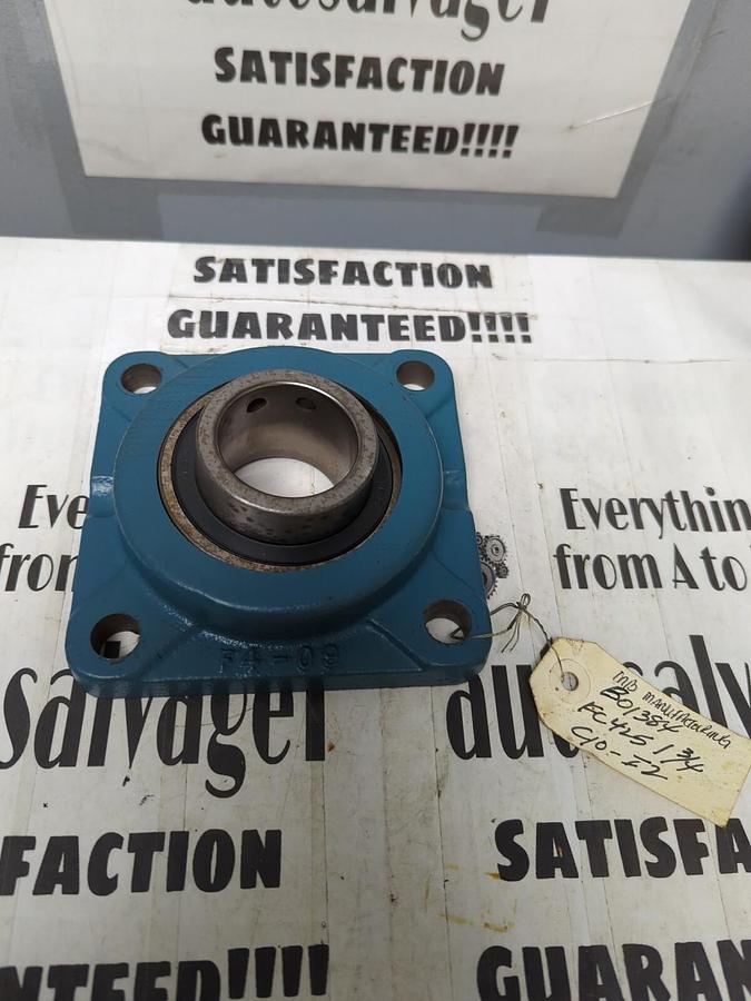 MB MANUFACTURING,FC425,1-3/4 INCH FLANGE BEARING 4-BOLT BASE MISSING BOX NOS