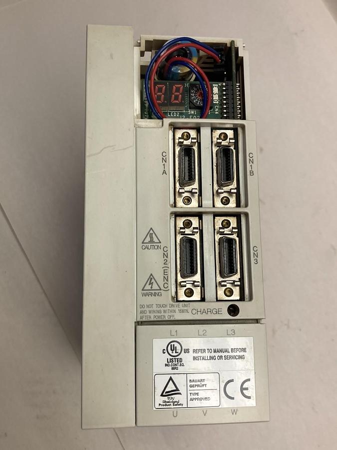 Used Mitsubishi,MR-J2-100CT,Servo Drive Unit 1kW Power 200-230V 50/60Hz