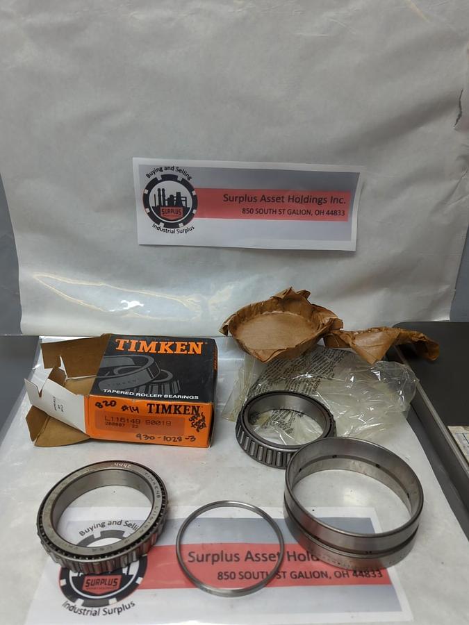 TIMKEN,L116149-90019,COMPLETE ROLLER BEARING SET NOS