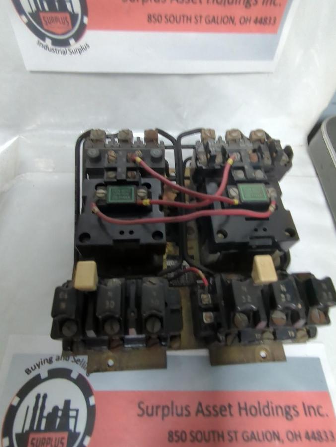 Used ALLEN BRADLEY,715X-BOA11,SIZE 1 REVERSING STARTER PRE-OWNED