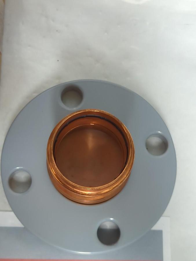 JUNGWOO METAL IND.,50312,LEAD FREE ADAPTER FLANGE 4-BOLT 2 INCH NOS