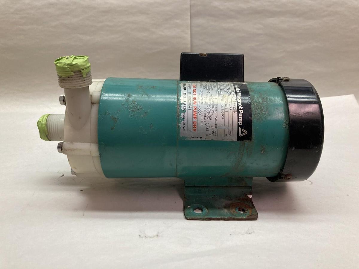 Used Iwaki Magnet Pump,MD-40RT-220N,2-Pole Magnet Pump 220/240V 2700/3100rpm 50/60Hz