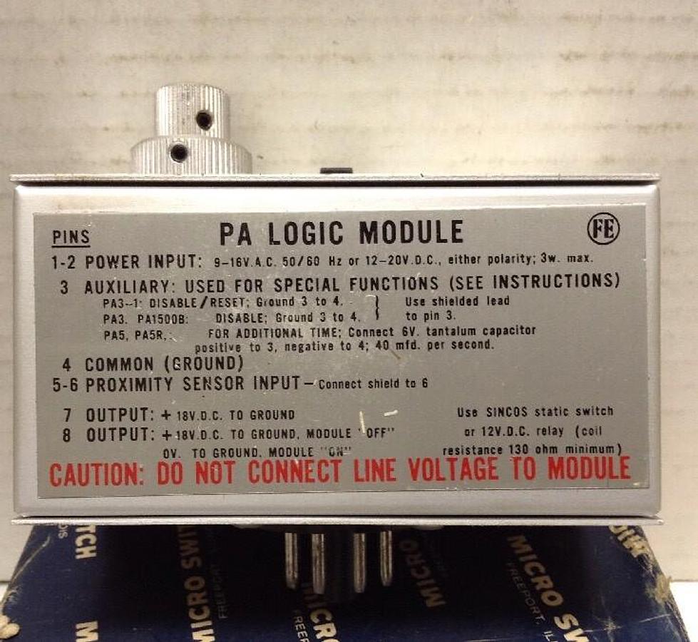 Honeywell,TR5R,MIcroswitch Model Type 2 Logic Module