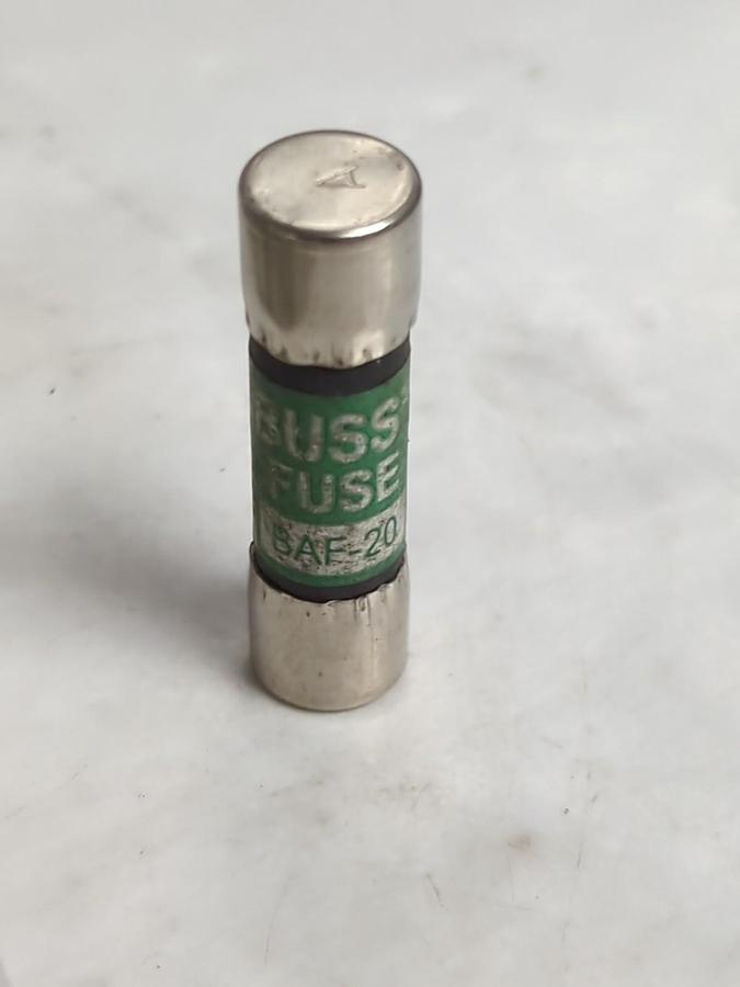 Used COOPER BUSSMANN,BAF-20,BUSS 20 AMP FUSE LOT OF 58 PRE-OWNED