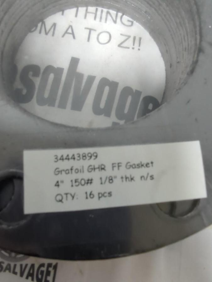 GRAFOIL GASKET,34443899,GHR FF GASKET 4 INCH X 1/8 THICK PACK OF 16 PCS