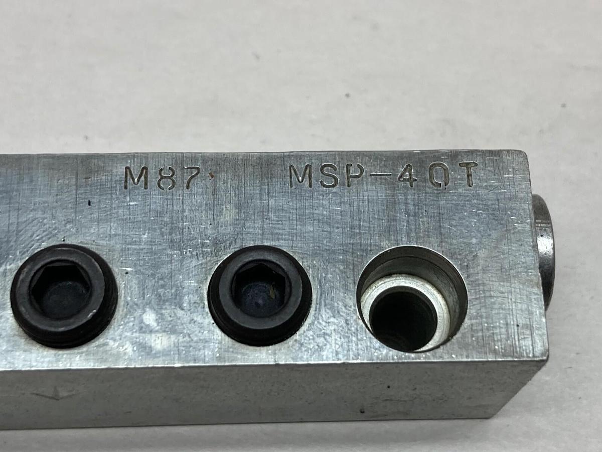 Used Graco Lubriquip,MSP-40T,Modular Divider Valve Block