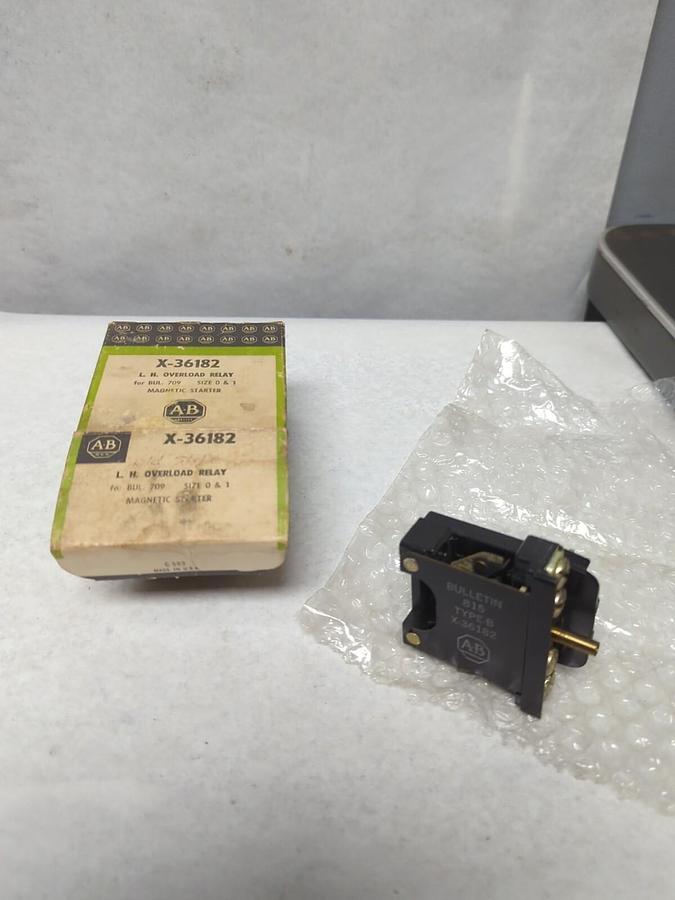 ALLEN-BRADLEY,X-36182,L.H. OVERLOAD RELAY NOS