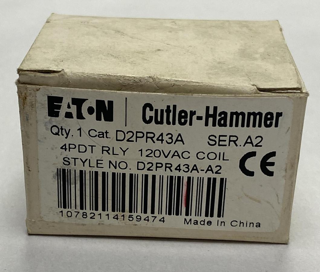 Eaton Cutler-Hammer,D2PR43A,Relay Lot Of 2 NOS