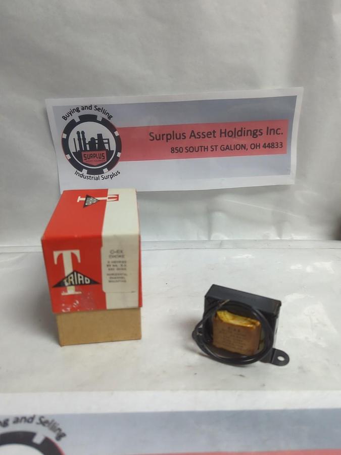 MAGNETEK,C-6X,TRIAD FILTER CHOKE 5-HY 65MA.DC 330OHMS NOS