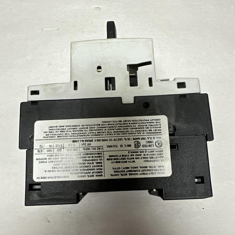 Used Siemens,3RV1021-4CA10,Motor Protector Circuit Breaker