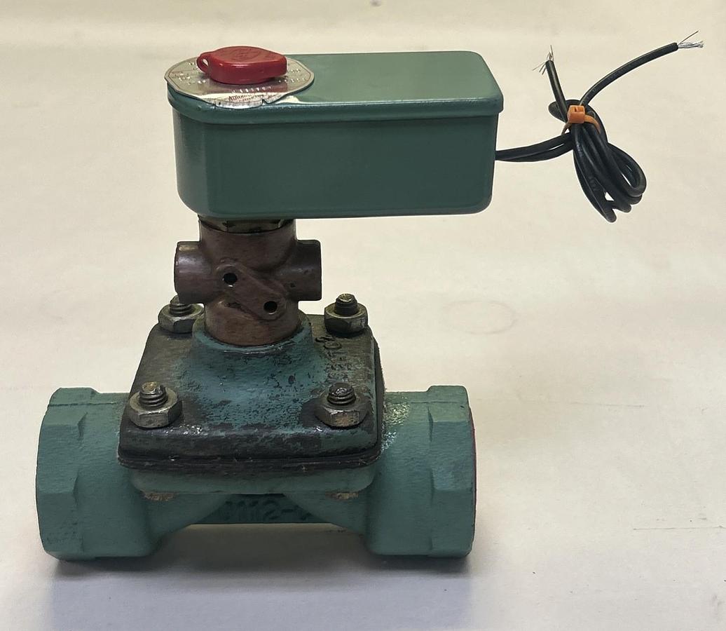 Used ASCO,J8335B7,SOLENOID VALVE 110/120V 1-1/4INCH