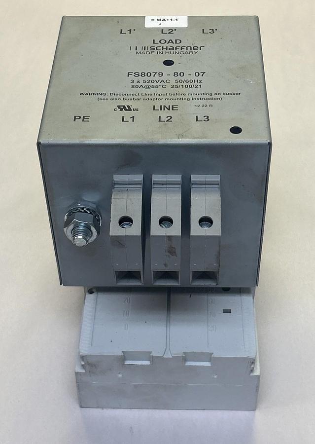 Used SCHAFFNER,FS8079-80-07,SUPPRESSION FILTER