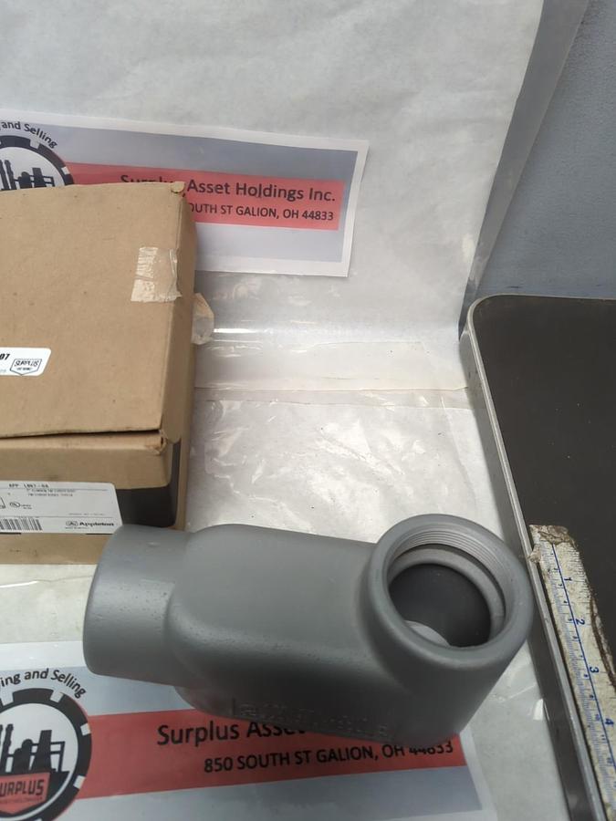 APPLETON,LB67-SA,FM7 CONDUIT BODY 2 INCH NOS