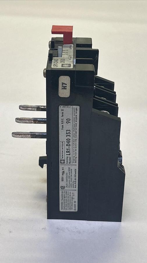 Used TELEMECANIQUE,LR1-D40,THERMAL OVERLOAD RELAY