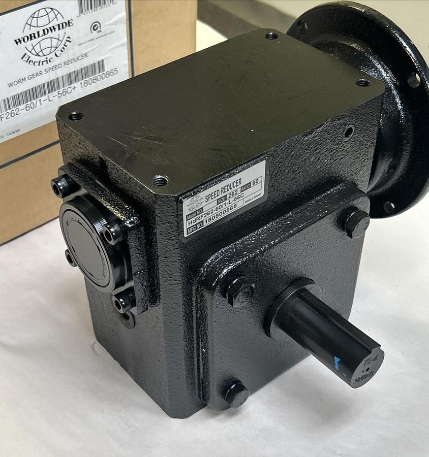 WORLDWIDE ELECTRIC,HDRF262-60/1-L-56C,SPEED REDUCER 60 RATIO NOS