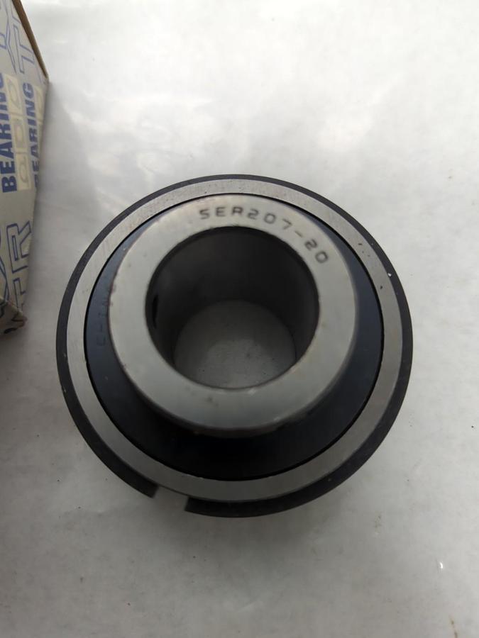TR BEARING,SER207-20,INSERT BEARING WITH COLLAR AND SNAP RING 1-1/4 IN BORE NOS