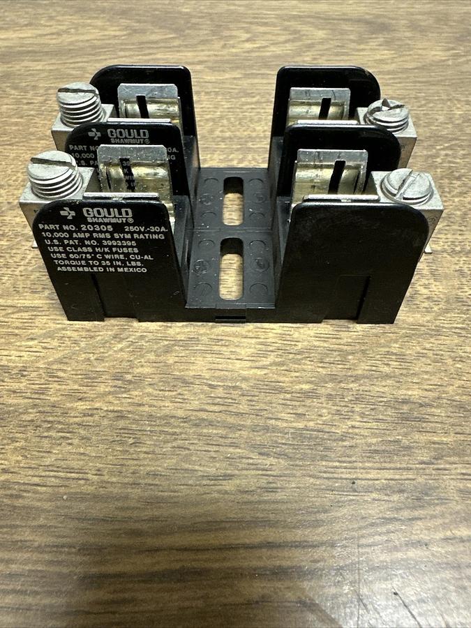 Used Gould Shawmut,20305,Fuse Holder