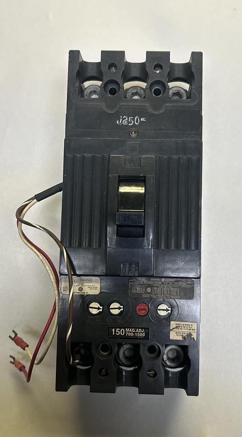 Used GENERAL ELECTRIC,TFK236F000,CIRCUIT BREAKER FRAME ONLY 225A 600V 3P