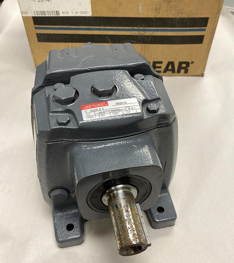Boston Gear,622B-6.3,Speed Reducer 6.3:1 Ratio 1750RPM NOS