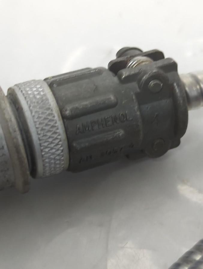 Used AMPHENOL,AN-3057-4,3-PIN CONNECTOR WITH 26363-15 CABLE PRE-OWNED
