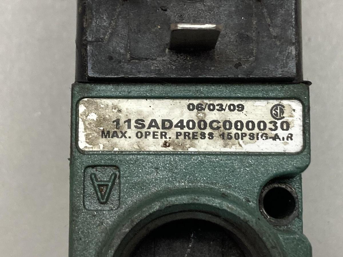 Used Numatics,11SAD400C000030,Solenoid Air Control Valve