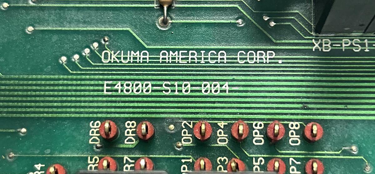 Used OKUMA,E4800-S10-004,CIRCUIT BOARD