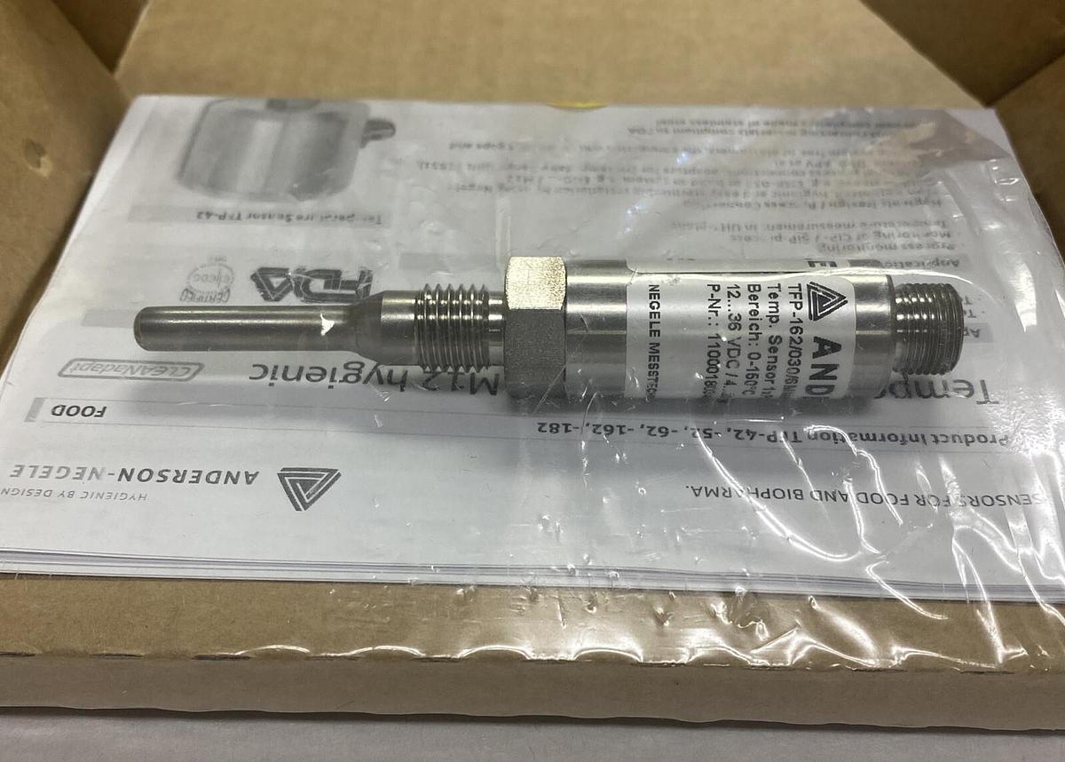 Used ANDERSON-NEGELE,TFP-162/030/6MM/6MM/MPU,TEMPERATURE SENSOR NEW