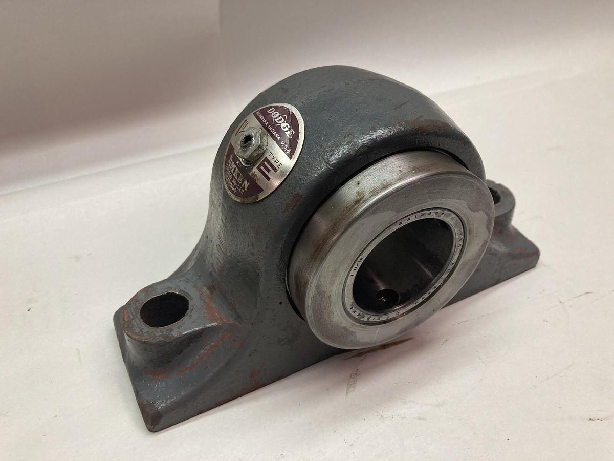 Used Dodge,1 11/16 Inch Bore Type E,Pillow Block Assembly