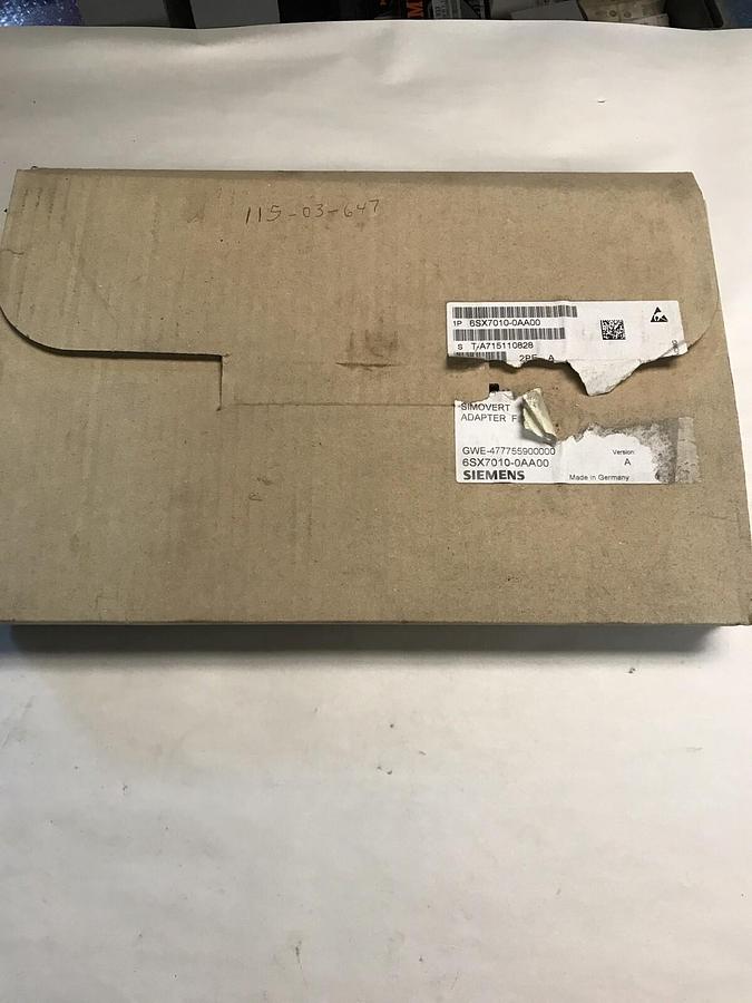 Siemens,6SX7010-0AA00,Simovert Adapter NOS