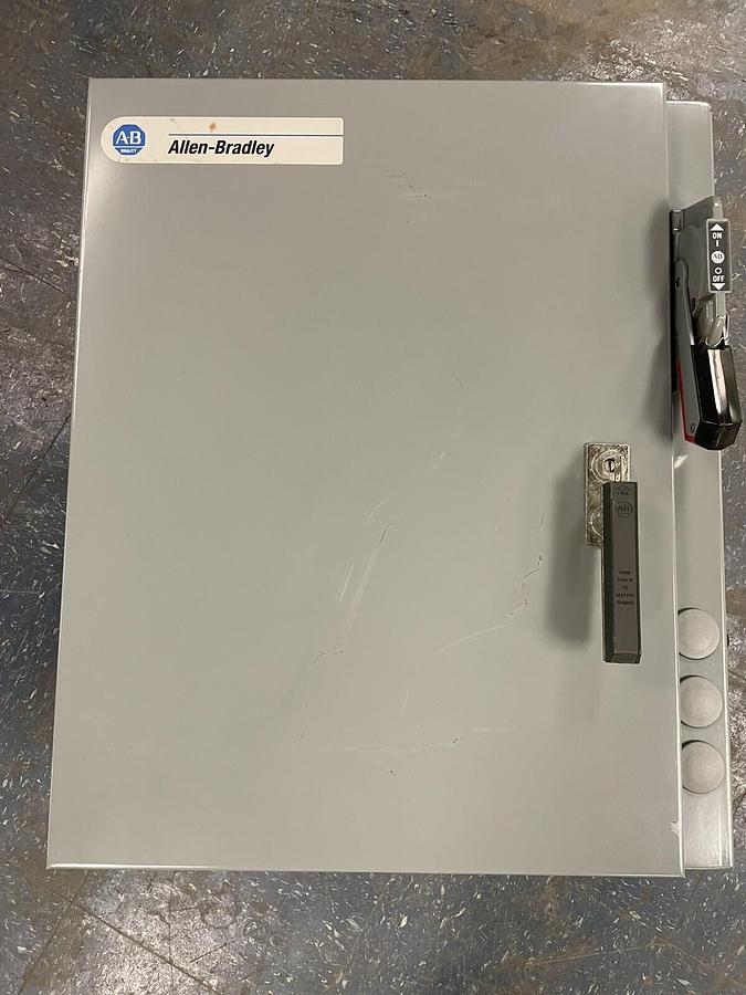 ALLEN BRADLEY,SIZE 1,FUSED COMBINATION STARTER DISCONNECT 1OHP COIL 460V-480V