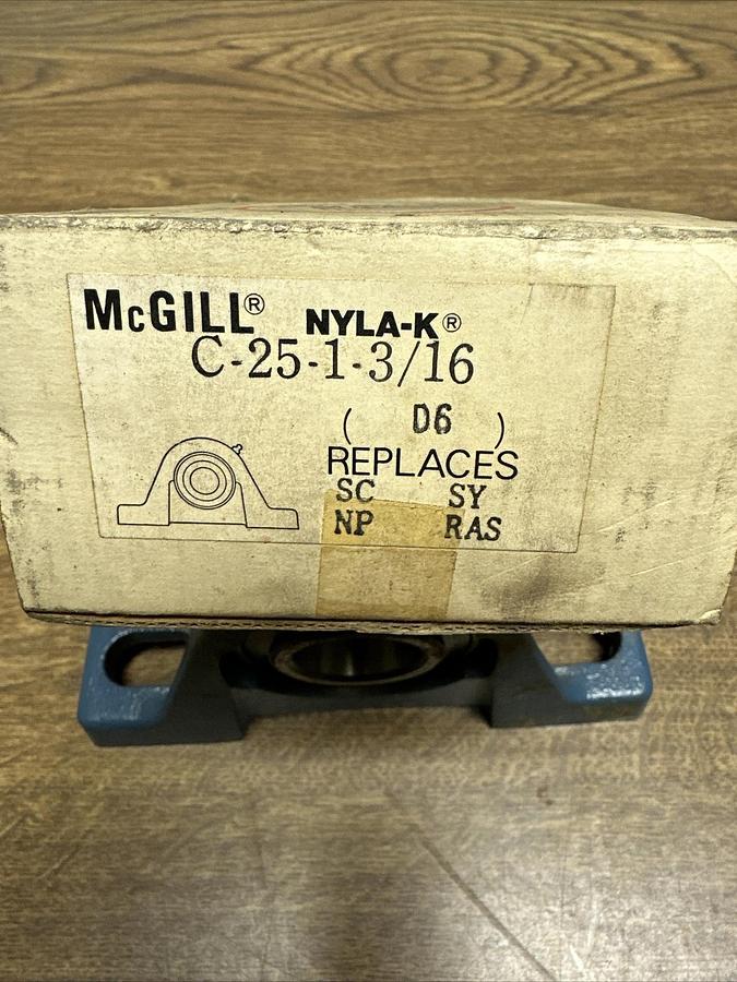 McGill,C-25-1-3/16,Mounted Ball Bearing