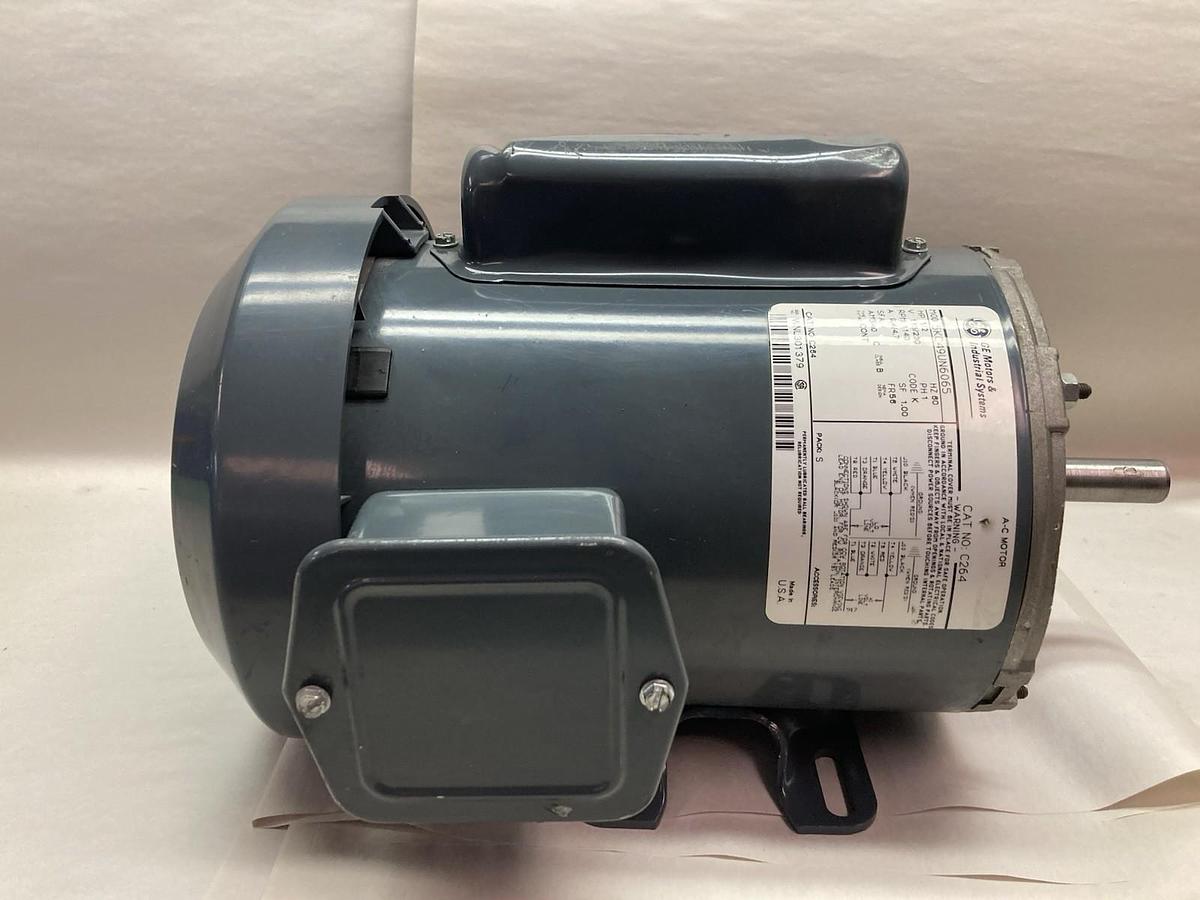 GE,5KC49UN6065,Single Phase Electrtic Motor 115/230V 1140RPM 60Hz Frame 56