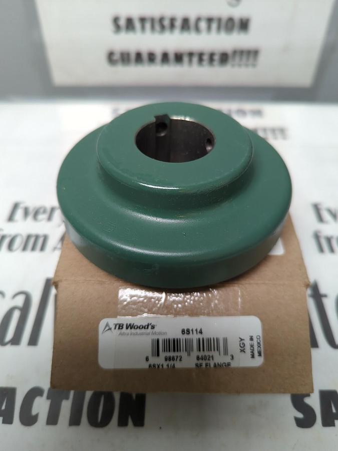 TB WOODS,6S114 SF,FLANGE 1-1/4 INCH BORE NOS