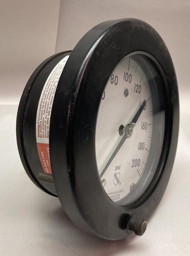 Used Ashcroft,0-200 PSI,Pressure Gauge