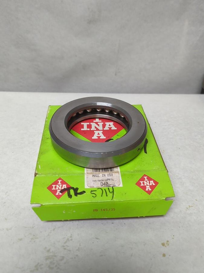 INA,D40,BALL THRUST BEARING 3 INCH NOS