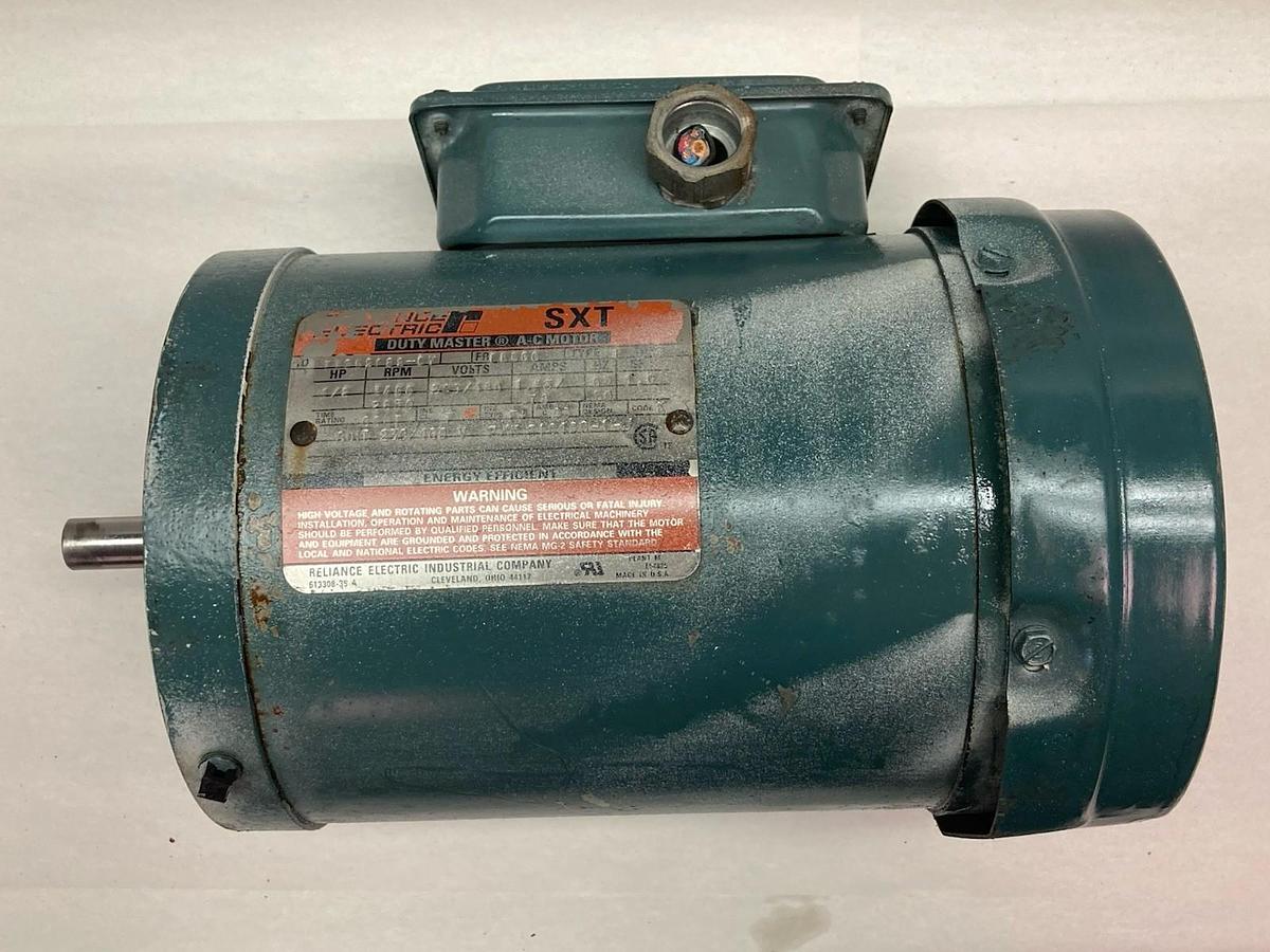 Used General Electric,B77C5908S-0Y,3-Phase A-C Motor 1/2Hp 3450/2850RPM 60/50Hz
