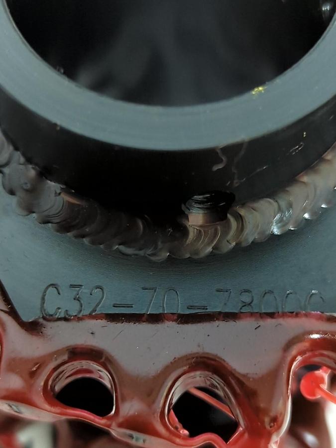 MOZ,C32-70-780C,RUBBER CUSHIONED CONVEYOR SPROCKET 1-1/4 IN BORE NOS