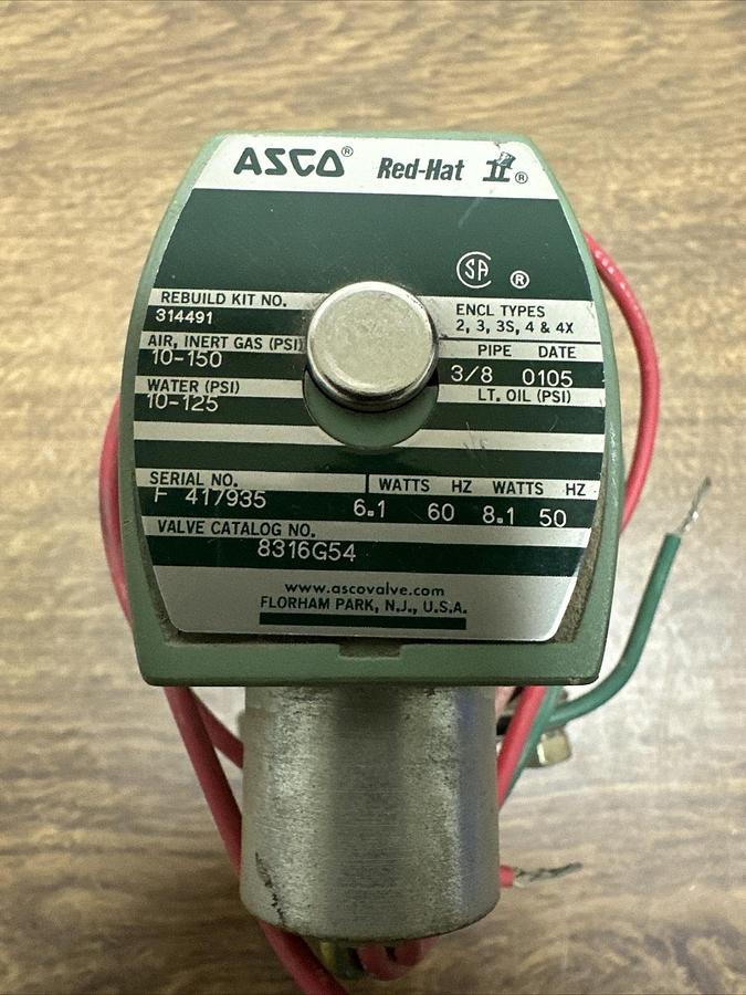 Asco,8316G54,Solenoid Valve