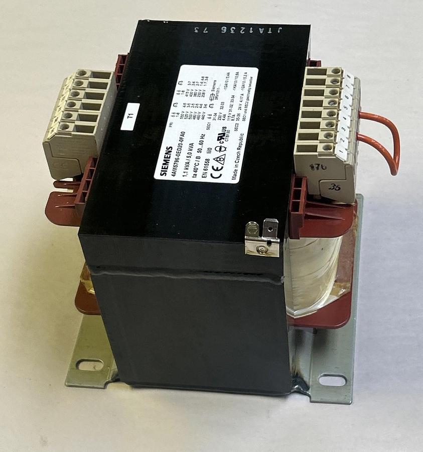 Used SIEMENS,4AM5796-0ED20-0FA0,TRANSFORMER 1.1KVA / 5.0 KVA