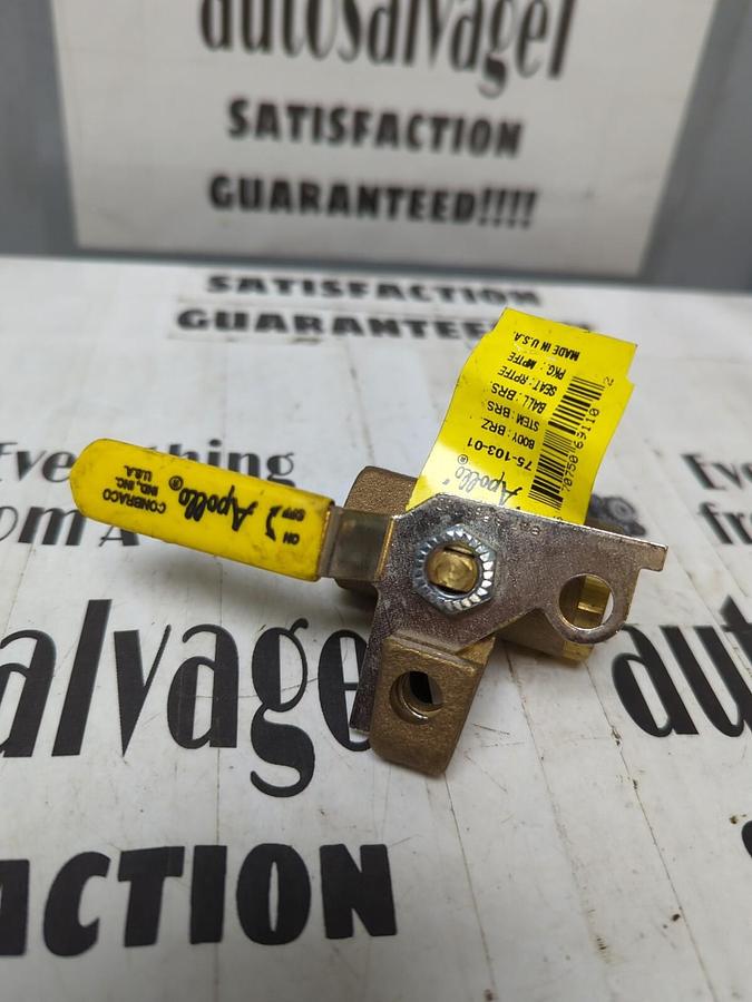 APOLLO,75-103-01,FEMALE 1/2 INCH NPT LOCKING LEAVER BALL VALVE NOS