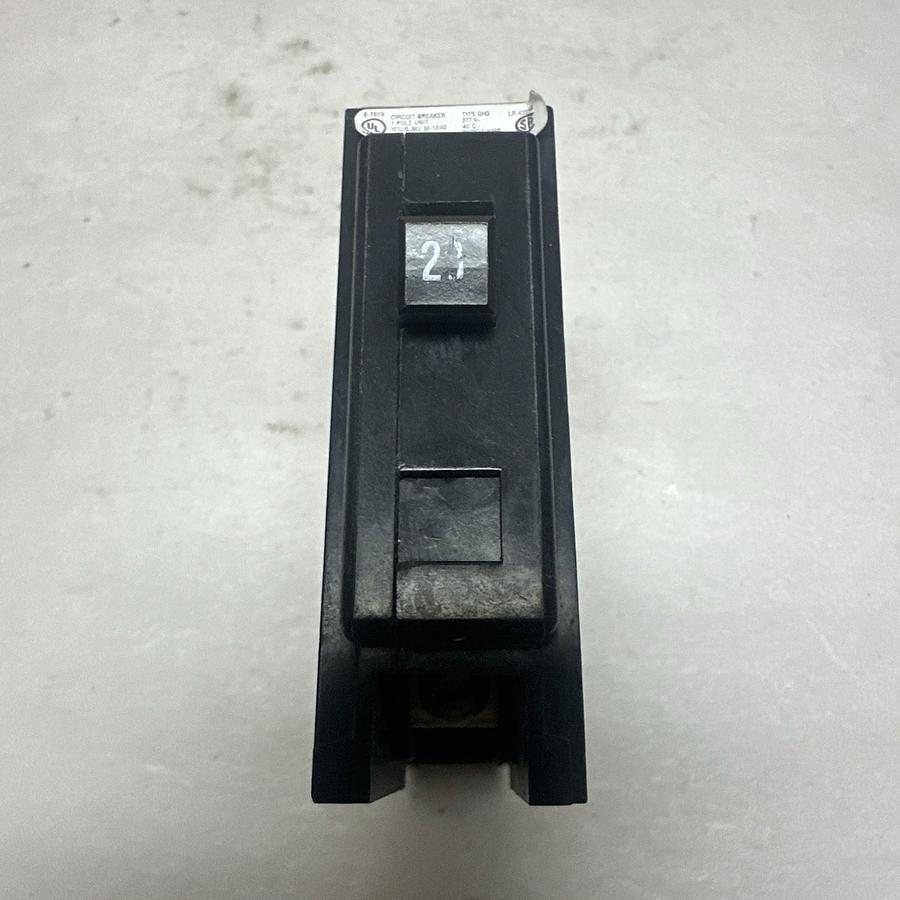 Used Cutler-Hammer,GHQ1020,20 Amp 1 Pole Bolt On Circuit Breaker