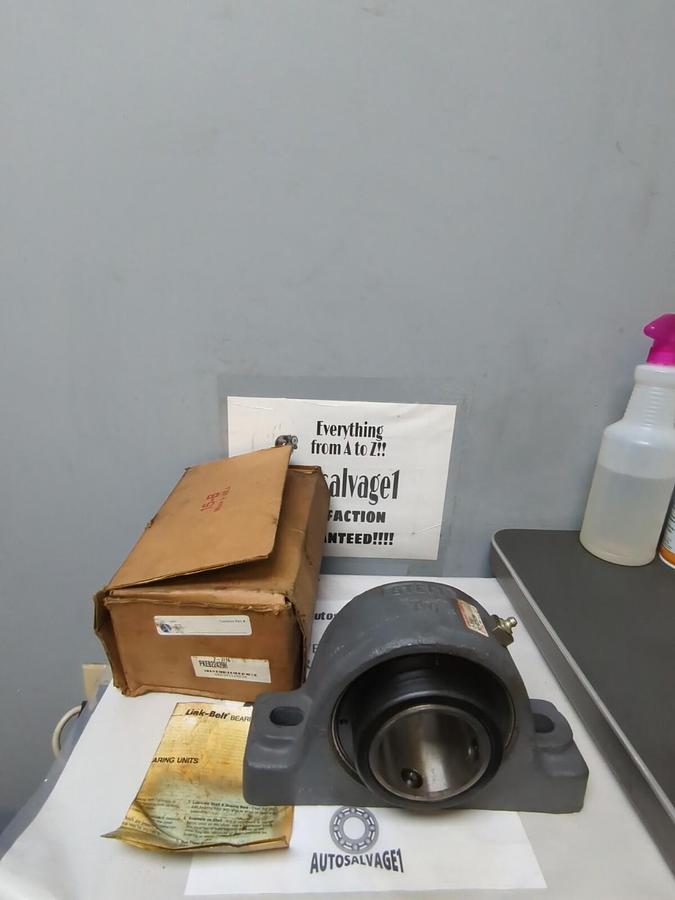 LINK-BELT,PKEB22439H,PILLOW BLOCK BEARING 2-7/16 INCH BORE NOS