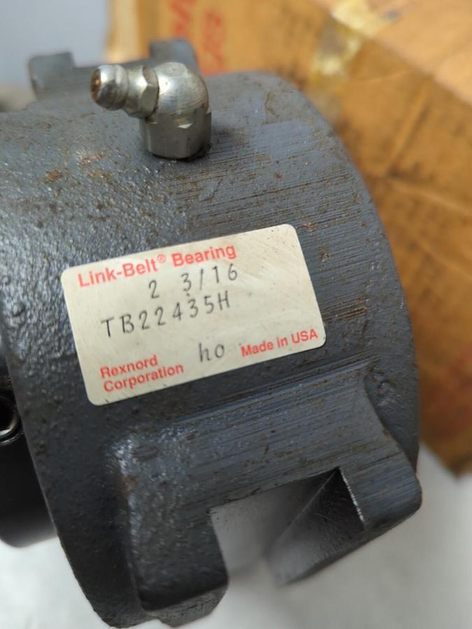 LINK-BELT,TB22435H,TAKE UP BEARING 2-3/16 INCH BORE NOS