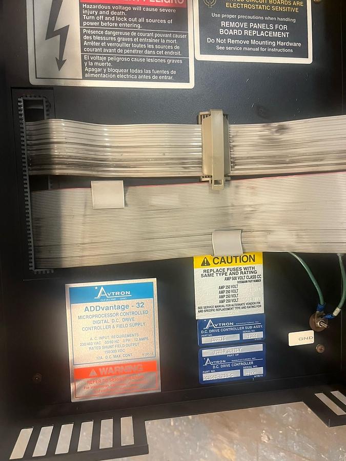 Used AVTRON,ADDVANTAGE 32,MICROPROCESSOR CONTROLLED DC DRIVE