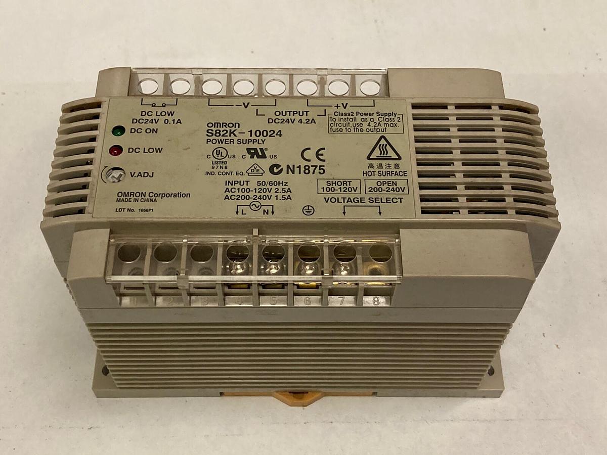 Used Omron,S82K-10024,Power Supply