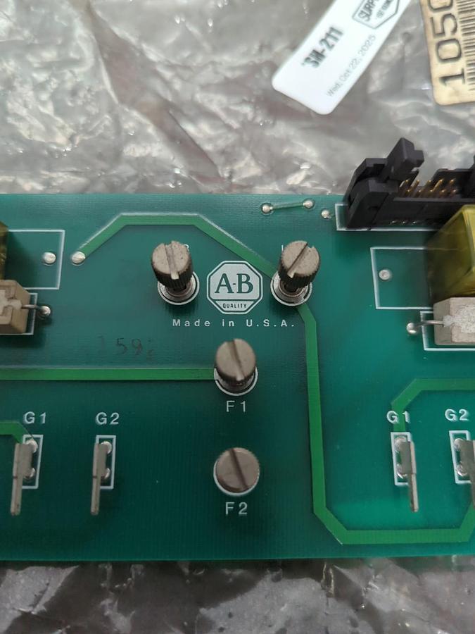 Used ALLEN BRADLEY,M0009466,FIELD PULSE TRANSFORMER BOARD PRE-OWNED
